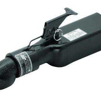 Coupler, Ball Size 2, Tongue Mount Width 3, Straight Channel, 7,000 Lbs.