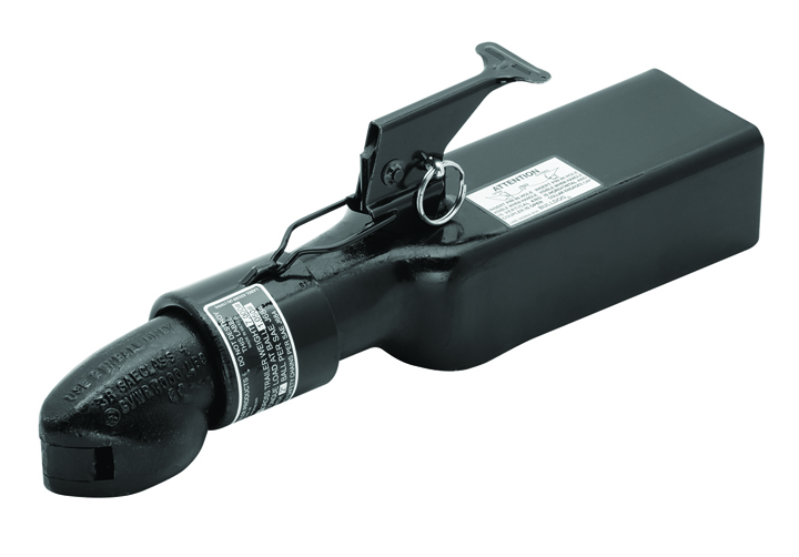 Coupler, Ball Size 2, Tongue Mount Width 3, Straight Channel, 7,000 Lbs.