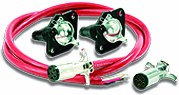 Straight 6 To 7 Wire Plug