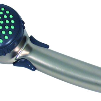 Shower Head, Handheld, Trickle Shut-Off, Brushed Nickel, Bagged