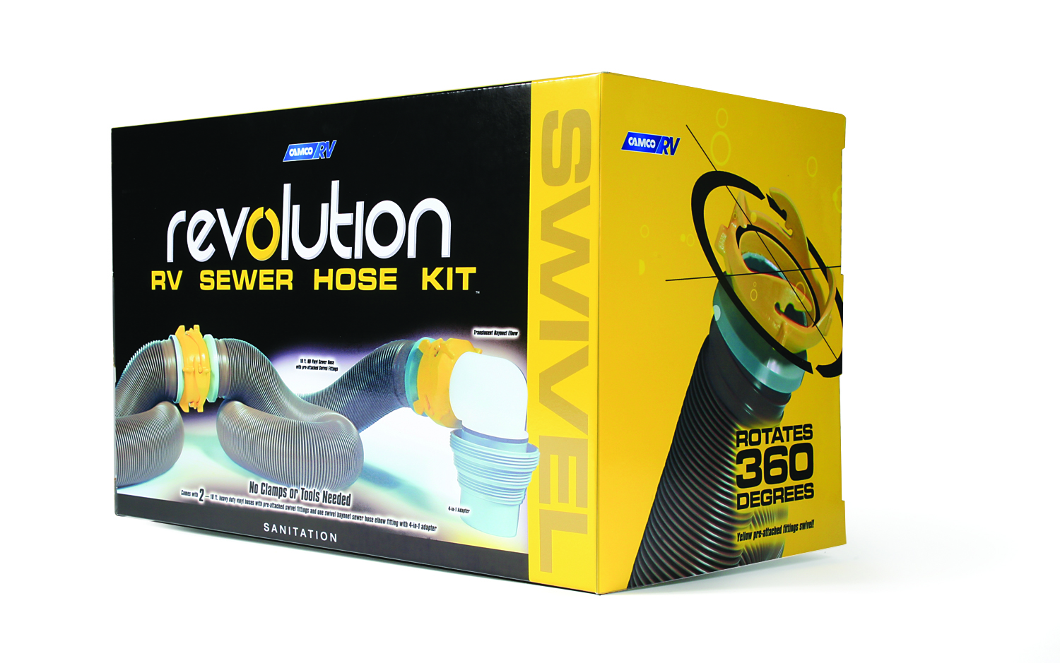 360 Revolution 20' Hd Sewer Hose Kit