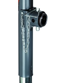 Swivel Jack, Topwind, 10 Travel, Weld-On Tubular Mount, 2,000 Lbs. Lift Capacity (includes Foot Plate)