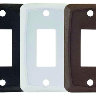 Single Face Plate - White, Bulk