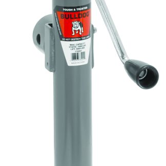 Swivel Jack, Sidewind, 10 Travel, Weld-On Tubular Mount, 5,000 Lbs. Lift Capacity (includes Foot Plate)