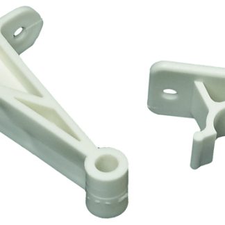 Entry Door Holder - Plastic Clip - 3 - White
