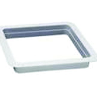Radius Corner Garnish - Polar White, 2-7/8 x 4