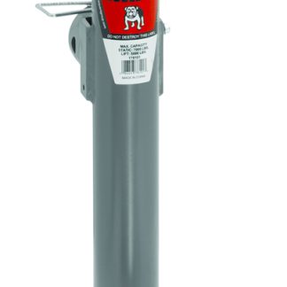 Swivel Jack, Topwind, 10 Travel, Weld-On Tubular Mount, 5,000 Lbs. Lift Capacity (includes Foot Plate)
