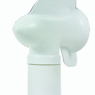 Cyclone Sewer Vent Cover, White, Pdq