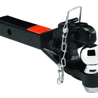 Receiver Mount Pintle Hook W/2-5/16 Ball, 2 Sq. Solid Shank (inc. Grade 8 Hardware) Hook Rating 12,000 Lbs. (gtw), Ball Rating