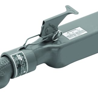Coupler, Ball Size 2, Tongue Mount Width 3, Straight Channel, 5,000 Lbs.