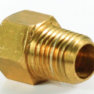 Lp Fitting, 1/4 Male Npt X 1/4 Female Inverted Flare, Clam