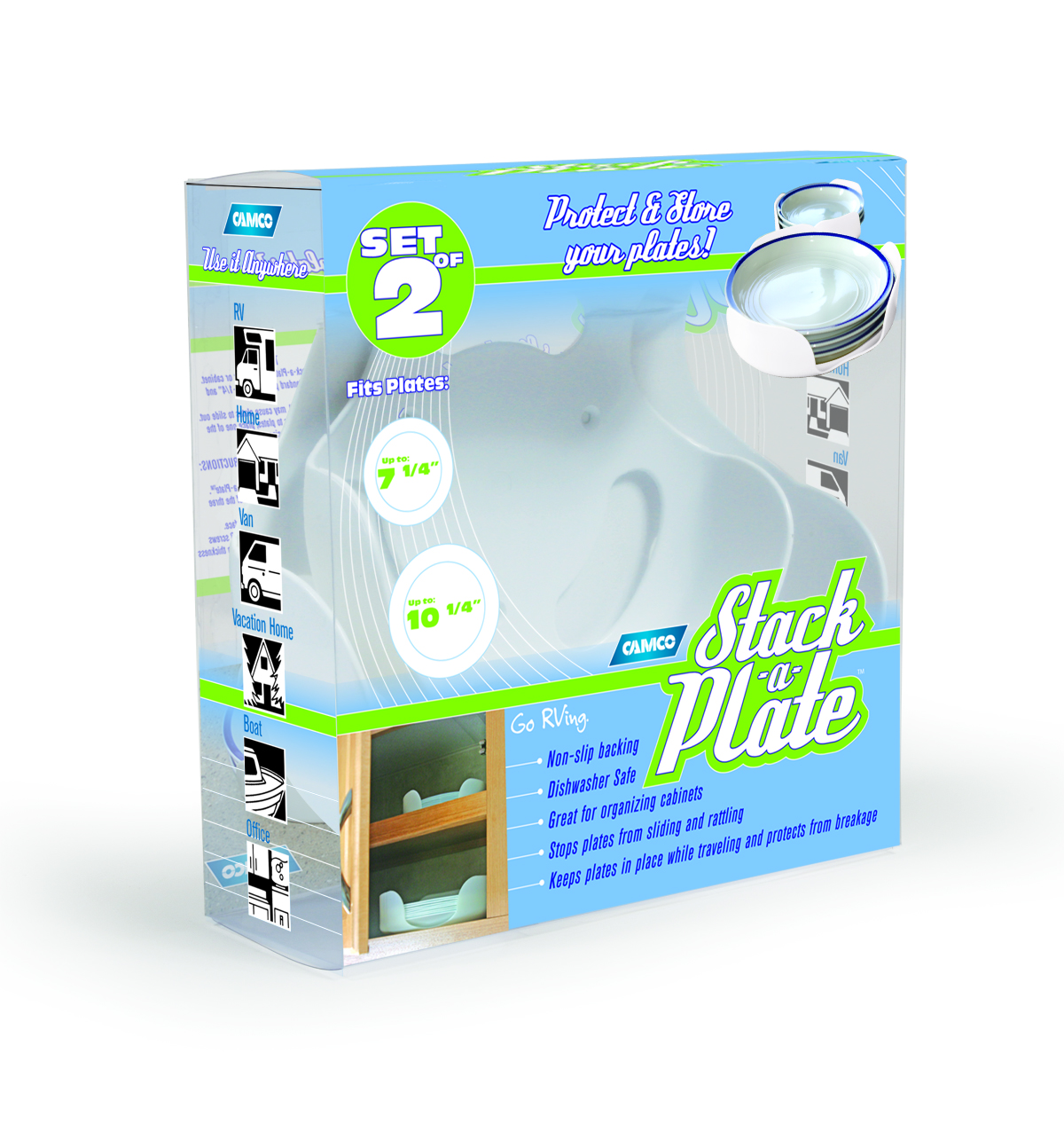 Stack-A-Plate, Bright White