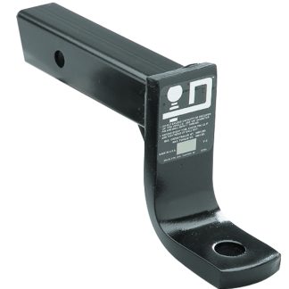 Quick-Loading Ball Mount, 7,500 Lbs. Gtw, 1 Ball Hole, 9-1/2 Length, 4-3/4 Rise, 6 Drop, Black