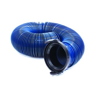Quick Drain Hose, Std., 10', With Strt Hose Adapter, Blue, Bagged