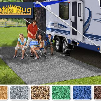 Patio Rug (6' x 15') - Stone Gray