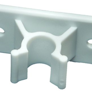 Entry Door Holder - Plastic - Clip Only - White