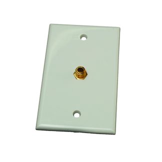 White Tv Wall Plate - Interior