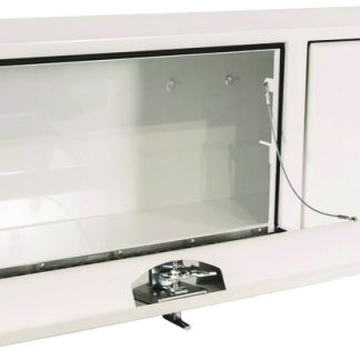 16 x 13 x 72 White Steel Topsider Truck Box