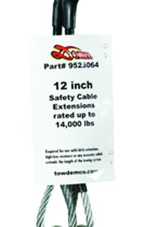 Safety Cable 12 Extension Kitf/ Tow Bars