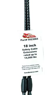 Safety Cable 18 Extension Kitf/ Tow Bars