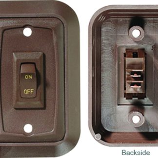 Wall Plate Switch, Single, 3.53 X 2.39, On/off - Spst - Includes Raised Bezel, Plate And Switch