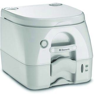 Portable Toilet Gray Model 970 2.6 Gallon