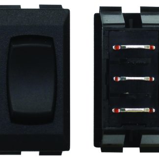 12-Volt Momentary On/Off Switch - Black, Carded