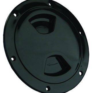 4 Access Deck Plate - Black, Pkg.