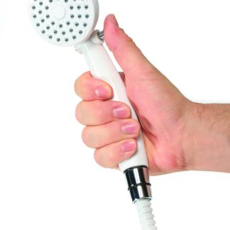 Shower Head-Outdoor, White W/ On/off Switch