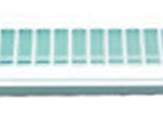 Floor Register - White W/Damper