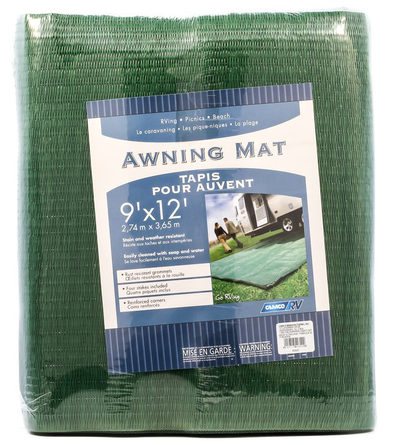 Awning Mat - 9' X 12' Green Reversible