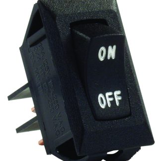 Labeled 12V On/Off - Black, Pkg.