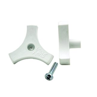 1 Window Knob - White