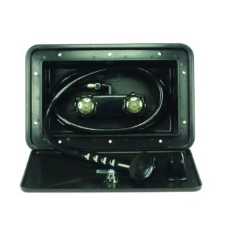 RV Exterior Shower Box Kit - Black