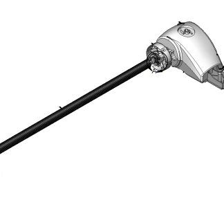 Manual Pull Style Awning Drive Head Assembly, White