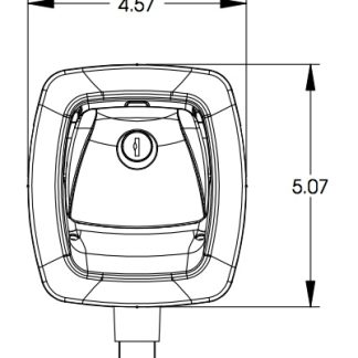 Baggage Door Slam Latch Handle