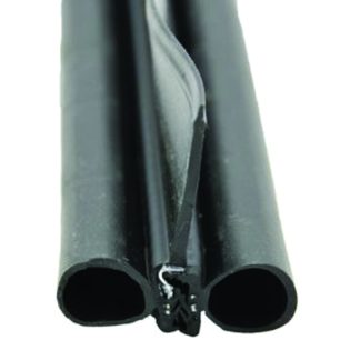 Double Bulb W/Wiper, Black 2 x 3 x 28'