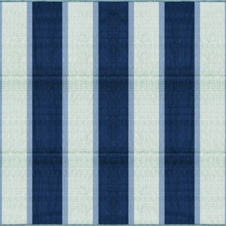 Outdoor Mat - 6' X 9' Stripe, Blue/white