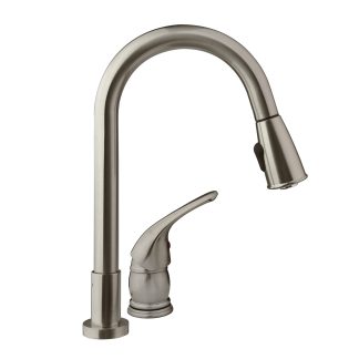 Pull-Down RV Kitchen Faucet - Brushed Satin Nickel