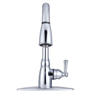 Non-Metallic Pull-Down RV Kitchen Faucet - Chrome Polished