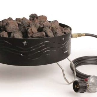 Campfire, Portable, W/ 8' Hose And Regulator, 14.5 Dia