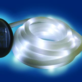 Solar Rope Lights, 18', Clear, Boxed