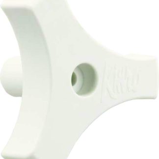 13/16 Plastic, Black, Pkg