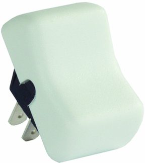 Single Replacement Lighted On-Off Rocker Switch, Red
