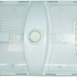 Slim Line Double Dome LED Light Warm White 3500K, 350 Lumens