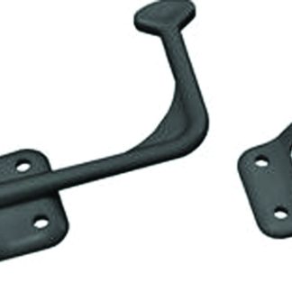 Entry Door Holder - Plastic - 90 Degree - Black