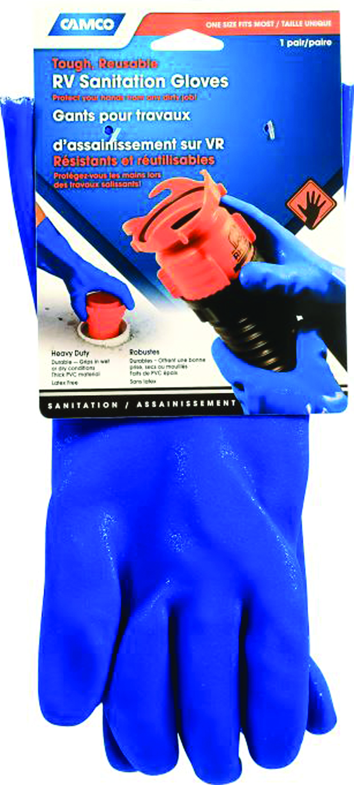 RV Sanitation Gloves, 1 Pair, One Size Fits Most