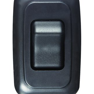 Contoured Wall Switch, Black, Single, On/off - Spst - Cut-Out 1-5/8h X 1-1/4w - Inc. Switch, Base & Bezel