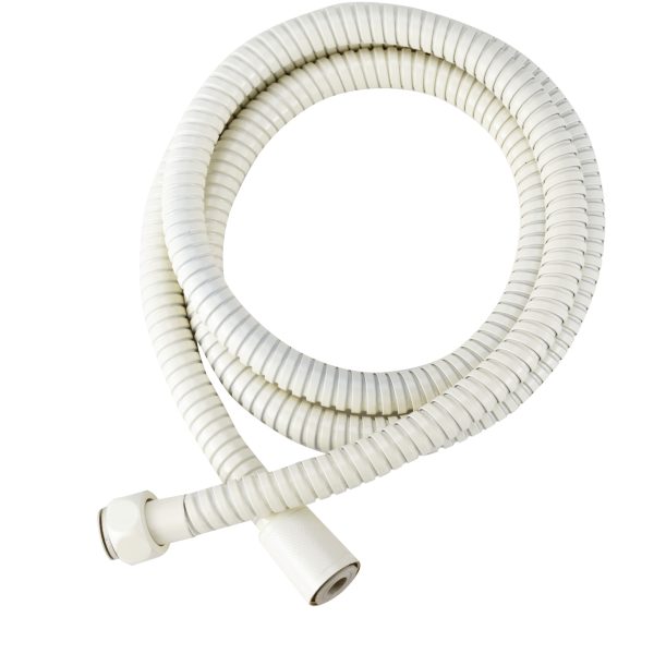 60 Stainless Steel RV Shower Hose - Bisque Parchment
