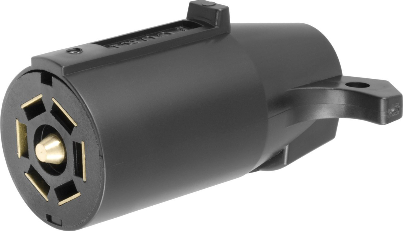 Pole Plastic Connector, Trailer End, Pkg